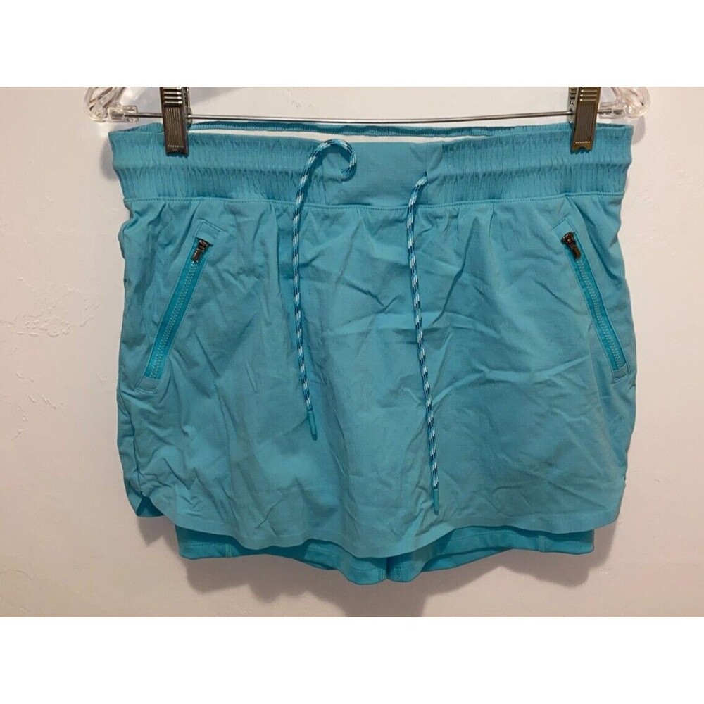 Athleta Golf Activewear Skort Stretch Quick Dry Womens Size 8 Skirt zip pockets